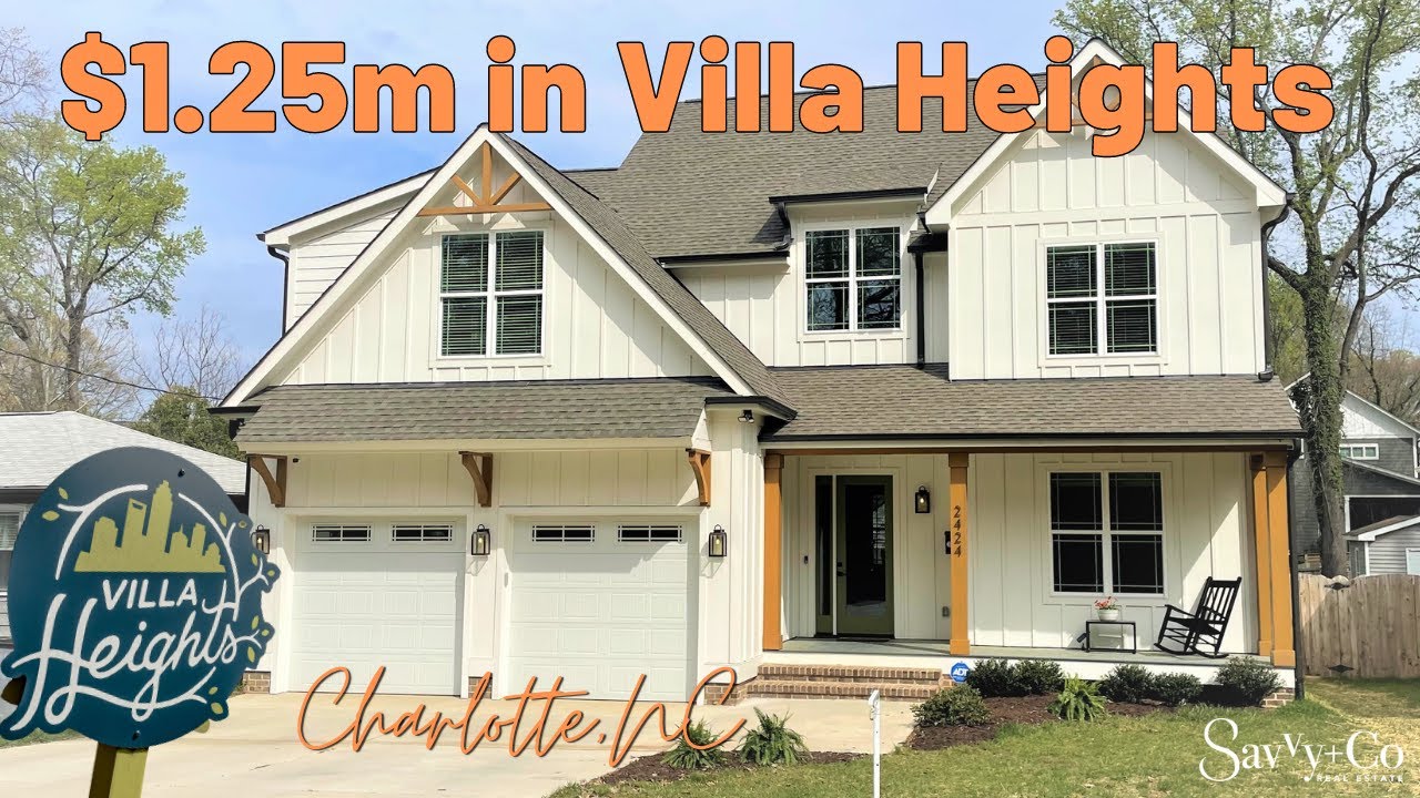 Charlotte, NC Villa Heights New Construction Home Tour 2424 Barry