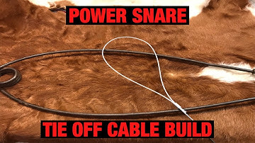 HOW TO MAKE RAM POWER SNARE TIE OFF CABLE