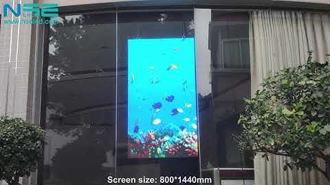 NSE P2.5 High Resolution & High Brightness Shop Window LED Display