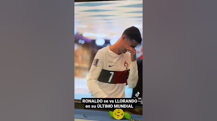 CRISTIANO RONALDO se va LLORANDO tras su ELIMINACIÓN en su ÚLTIMO MUNDIAL!!