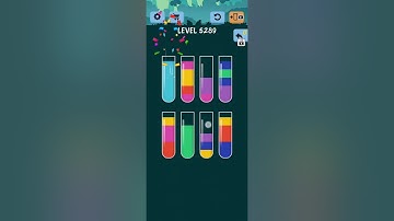 Water Color Sort Level 5289 Gameplay Solution WalkThrough