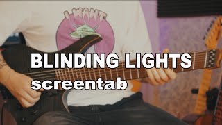 The Weeknd - Blinding Lights - Guitar Cover + ScreenTAB by MarinGuitar