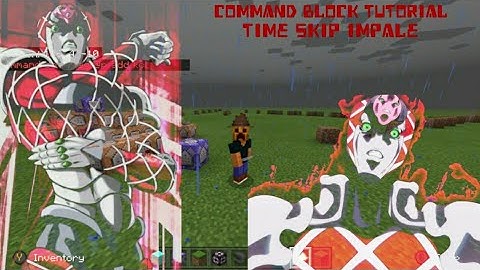 Jojo command block tutorial | time skip impale