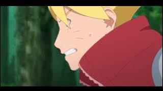 Momen Boruto Kembali ke Masa Lalu Naruto mengamuk, Boruto mencoba menenangkan Naruto