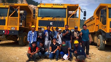 LiuGong Training in an Indonesia Mining Area