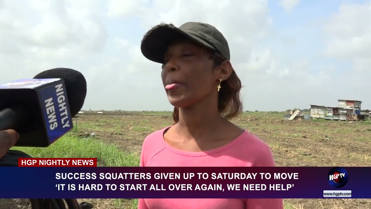 SUCCESS SQUATTERS GIVEN UP TO SATURDAY TO MOVE. IT IS HARD TO START ALL OVER AGAIN. WE NEED HELP