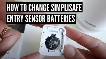 How To Change Simplisafe Entry Sensor Battery