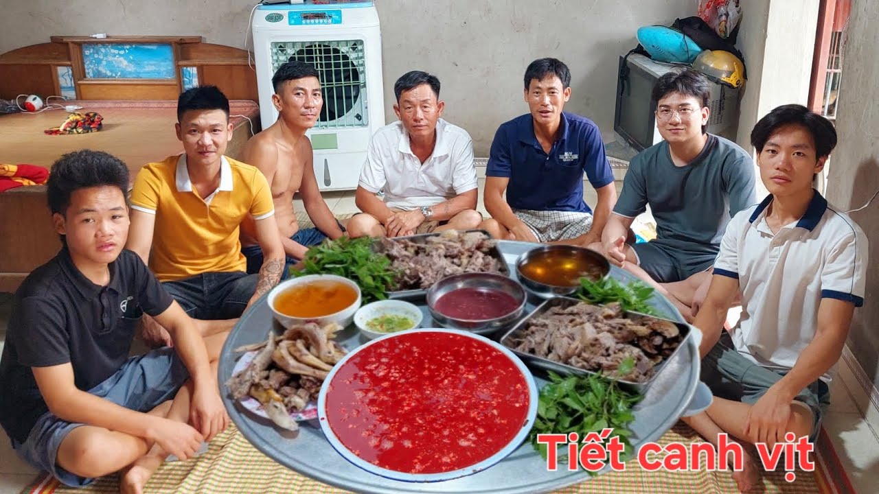 Hai Con Ngan To Làm Tiết Canh.Bữa Cơm Gia Đình | Biển Nguyễn ngọc.