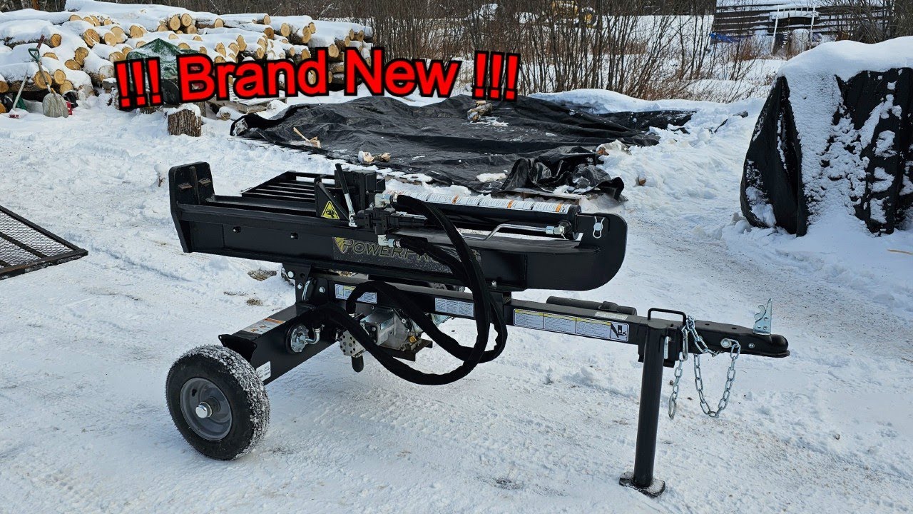 I bought a Brand New Power Pro 25 Log splitter for My Firewood Business ...