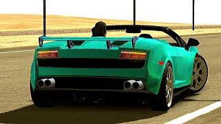 LAMBORGHINI GALLARDO SPYDER FAST DRIVING DESERT LEVEL GAMEPLAY | CAR PARKING MULTIPLAYER ANDROID | screenshot 3