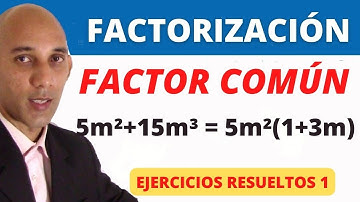 FACTORIZACIÓN por factor común - Ejercicios Resueltos 1| Curso Factorización CAPITULO 4