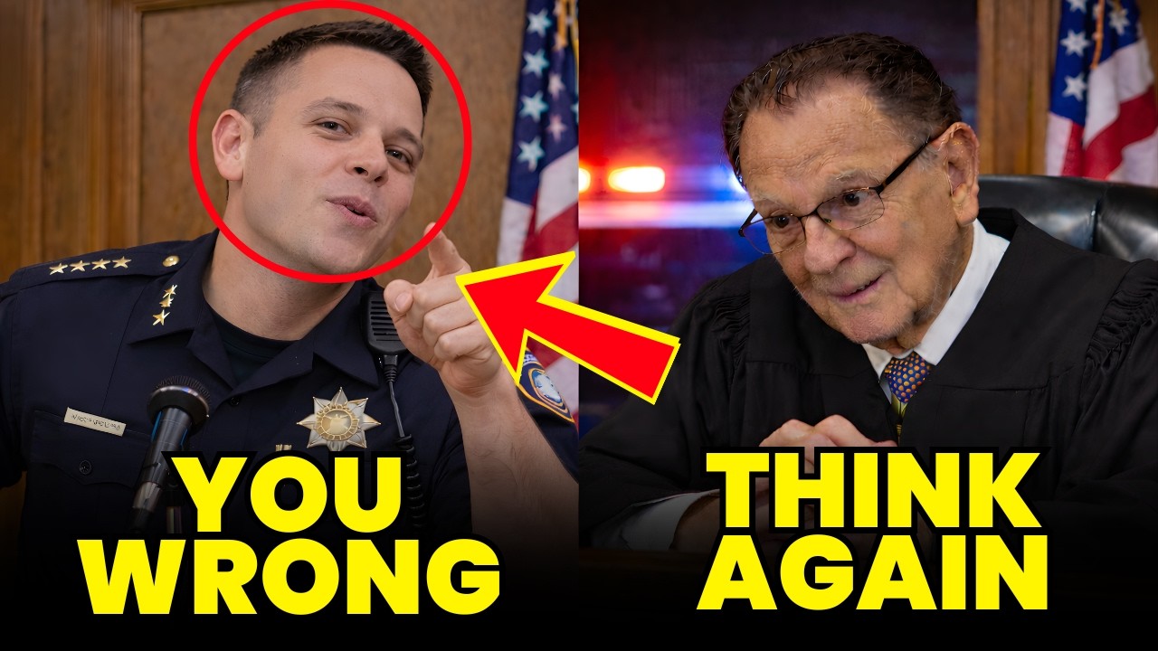 Police Captain Talks Back — 1 Minute Later He Is Standing Alone