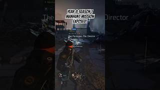 The Division 2 Year 8 Season 1 Manhunt Mission Reveal #fyp #division #thedivision #division2 #ps5 #