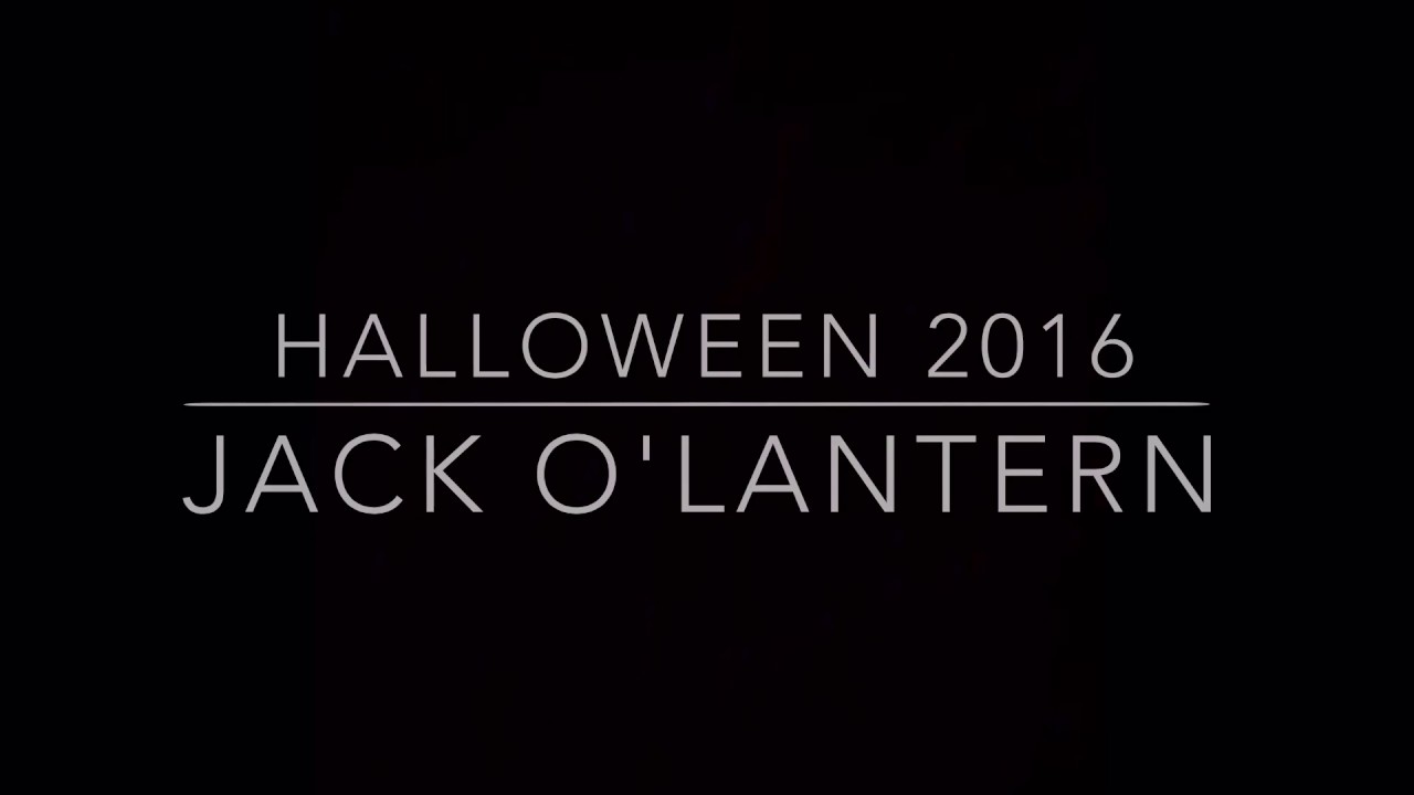 Jack O'Lantern time lapse