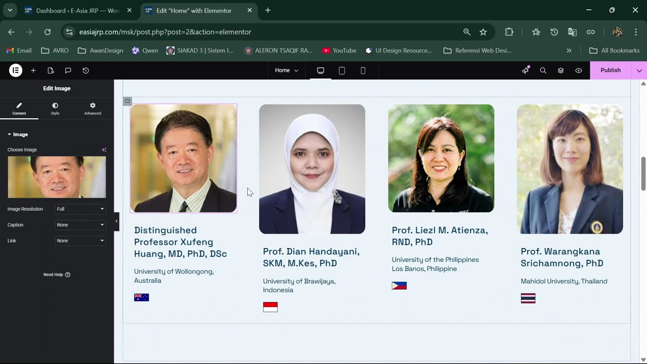 Tutorial Edit Website Wordpress Elementor Easia JRP | Awan Design
