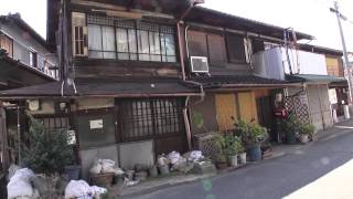 西国街道 山崎の街並み 3　大阪府三島郡