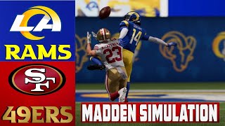 49ers vs Rams Madden Simulation