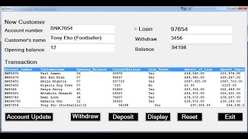 How to Create Bank Account Loan Management System with OOP in Visual Basic.Net