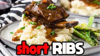 SLOW COOKED BEER BRAISED SHORT RIBS | Crock Pot SLOW COOKED BEER BRAISED SHORT RIBS | Crock Pot