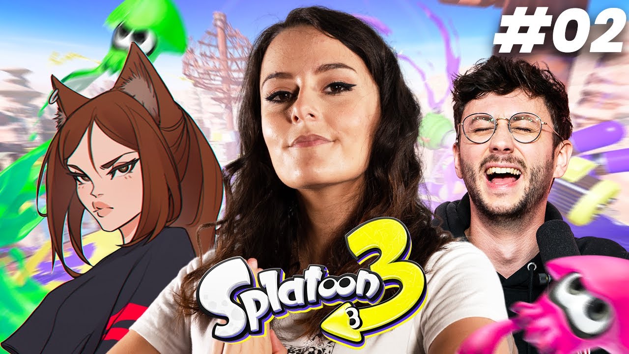 UN PEU DE SALMON RUN SPLATOON 3 02 avec Ponce, Chat et Larbinous