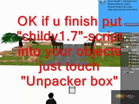 Unpacker system - package/rez/move/rotate entire sets of objects by HEN Streeter