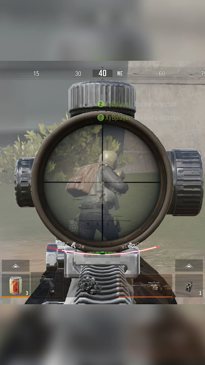 Judging by the sight, the first one was also a sniper😄