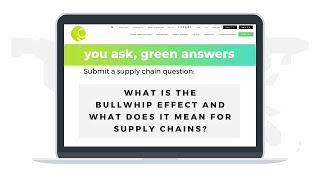 What is the bullwhip effect and what does it mean for supply chains