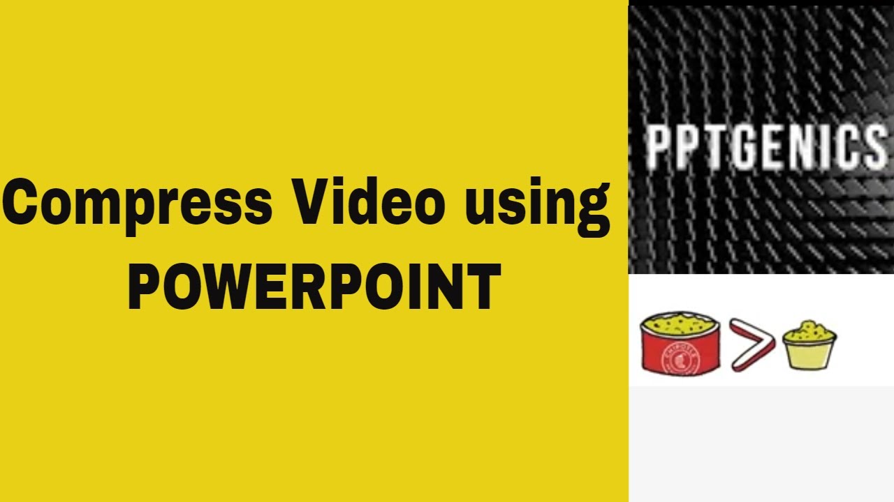 How to compress video using PowerPoint | Extract video from PowerPoint ...