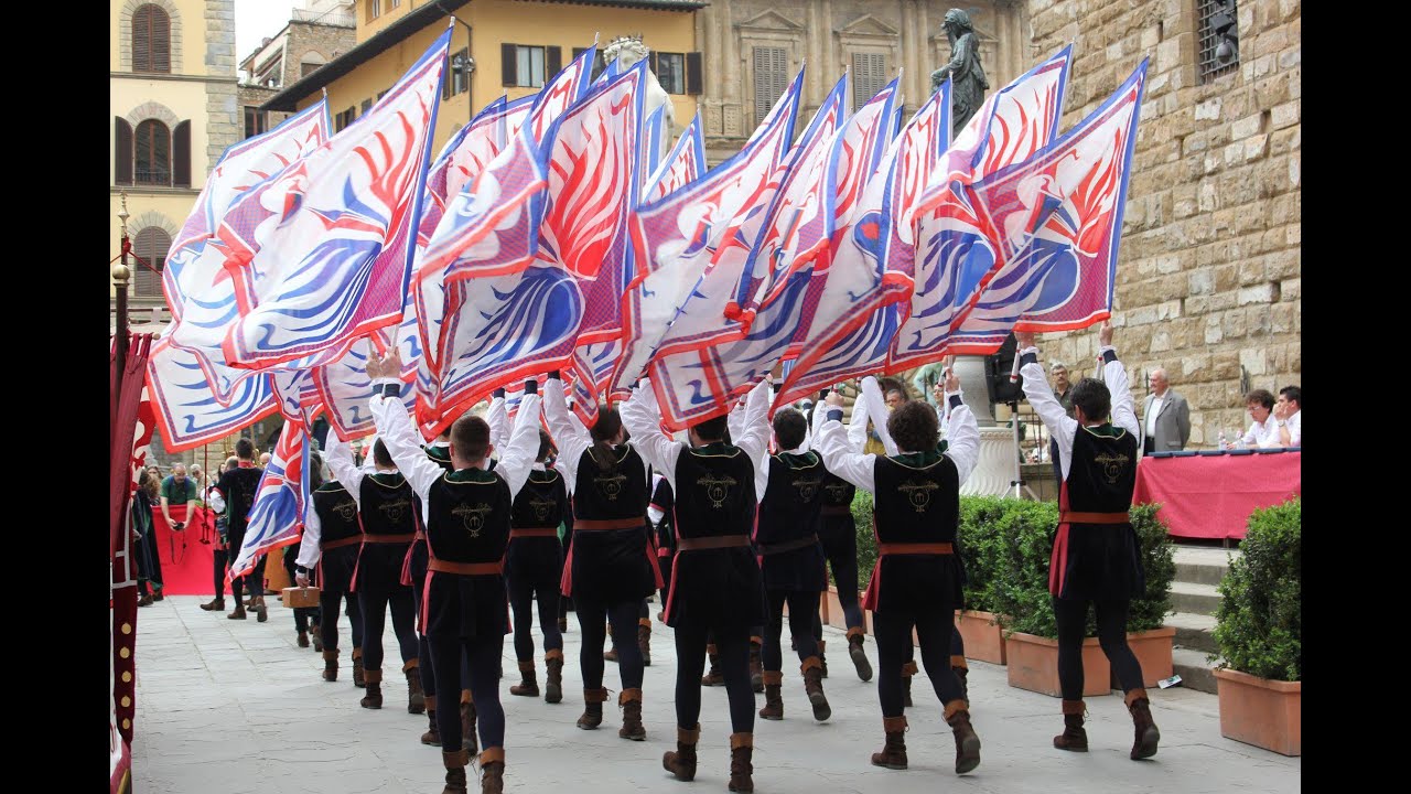 Sbandieratori Maestà della battaglia - Vincitori Trofeo Marzocco 2013 Firenze
