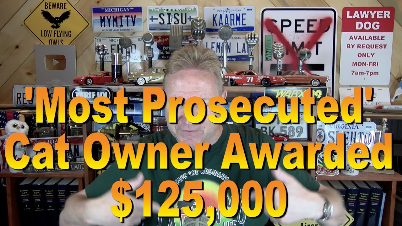 'Most Prosecuted Cat' Owner Awarded $125,000