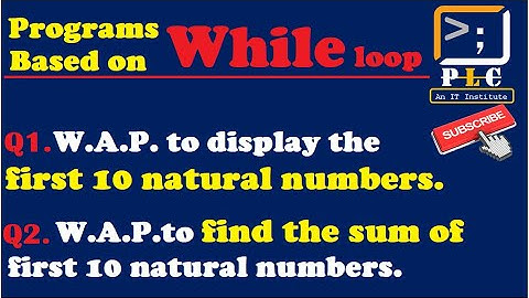 C programming Part 45, While Loop Example Program, print 1 to 10, and print sum of 1 to 10 number.