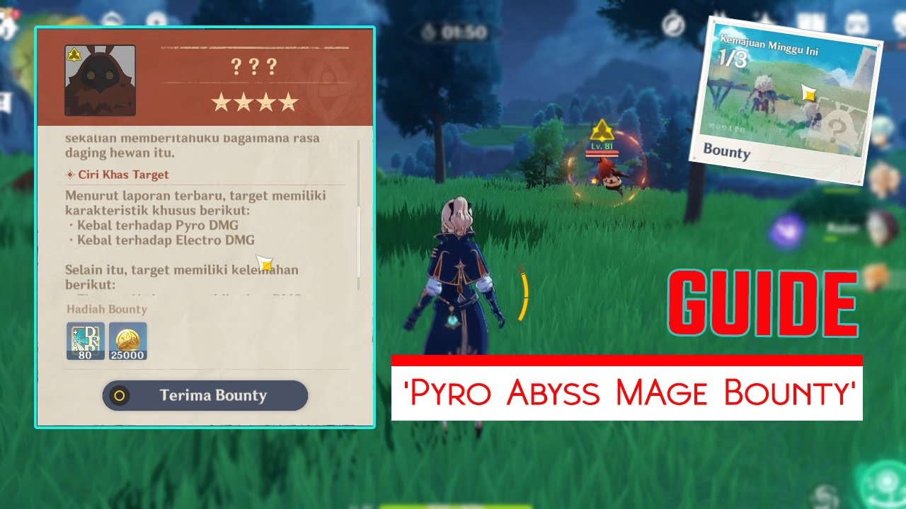 Guide Pyro Abyss Mage Bounty Genhsin Impact, Gameplay and Tips YouTube