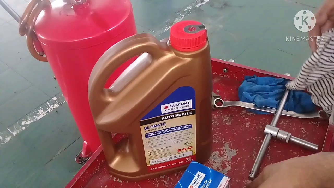 car engine oil change Wagon R Suzuki| Mukammal car information - YouTube