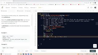 1842. Next Palindrome Using Same Digits