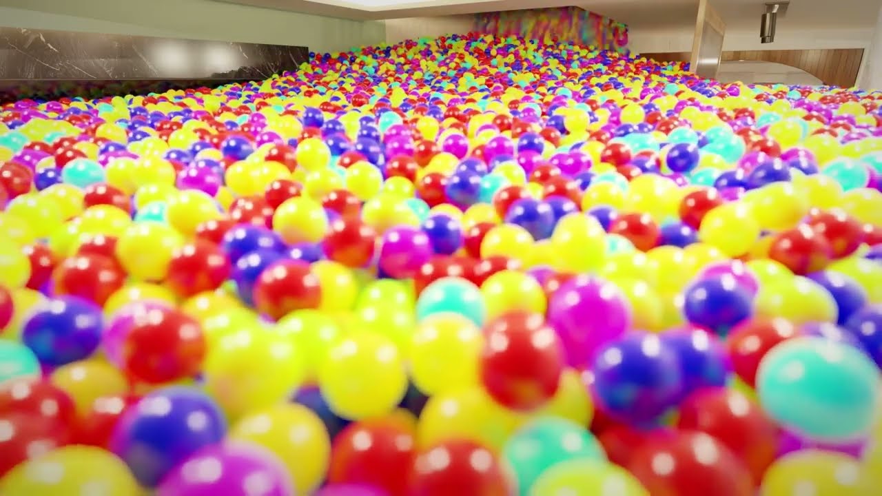 1000000 Balls Unleashed in a House: Mind-Blowing Blender Simulation!