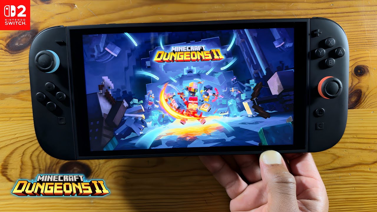Minecraft Dungeons 2 Nintendo Switch 2 Gameplay
