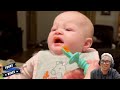 Laugh So Hard With Naughty Babies Eating Time || Funny Vines