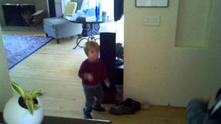 Noah grooving at the Ritter household