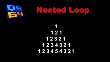 QB64: Nested FOR...NEXT Loop Statement in QBasic.