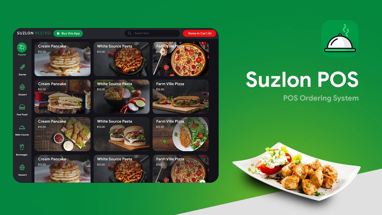 2 Apps | Restaurant Management Software with POS Desk | Suzlon POS | +91 7672 000 500