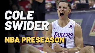 Cole Swider Los Angeles Lakers NBA Preseason Highlights