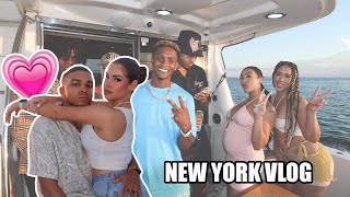 NEW YORK VLOG♡ Yacht with Friends, Exploring NYC, and More!