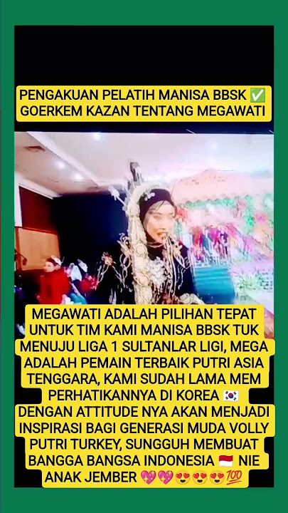 PENGAKUAN COACH GOERKEM KAZAN TENTANG MEGAWATI #trending #volleyball #megawatihangestri #manisabbsk