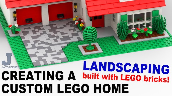 Creating A Custom LEGO Home - Basic Roof Construction How To Tutorial 