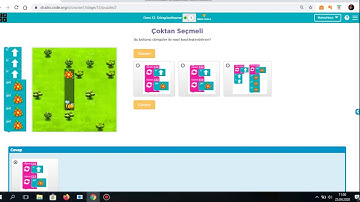 code org Ders:12 Döngüselleşme Ders:13 Labirent: Döngüler