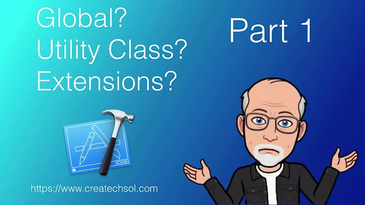 Global, Utility Class or Extension - Part 1
