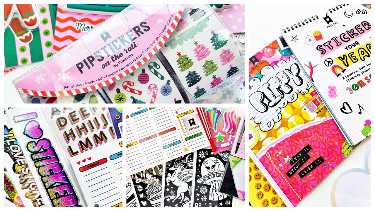 Happy National Sticker Day! Huge Pipsticks Haul and a look inside my Sticker Keepers!