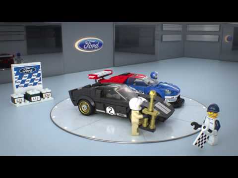2016 Ford GT & 1966 Ford GT40 - LEGO Speed Champions - 75881 Product Animation