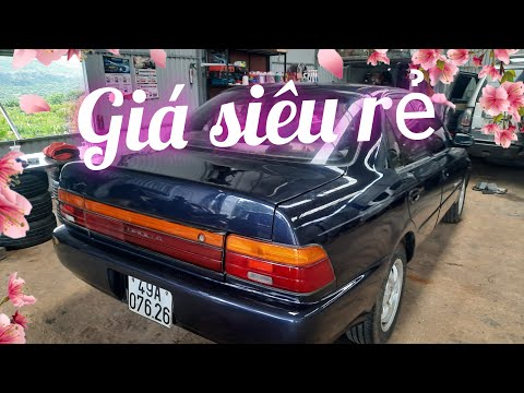 Video Báo giá Xe ÔTô_toyota Corolla San xuât 1992 máy 1.6 _7... - youtube