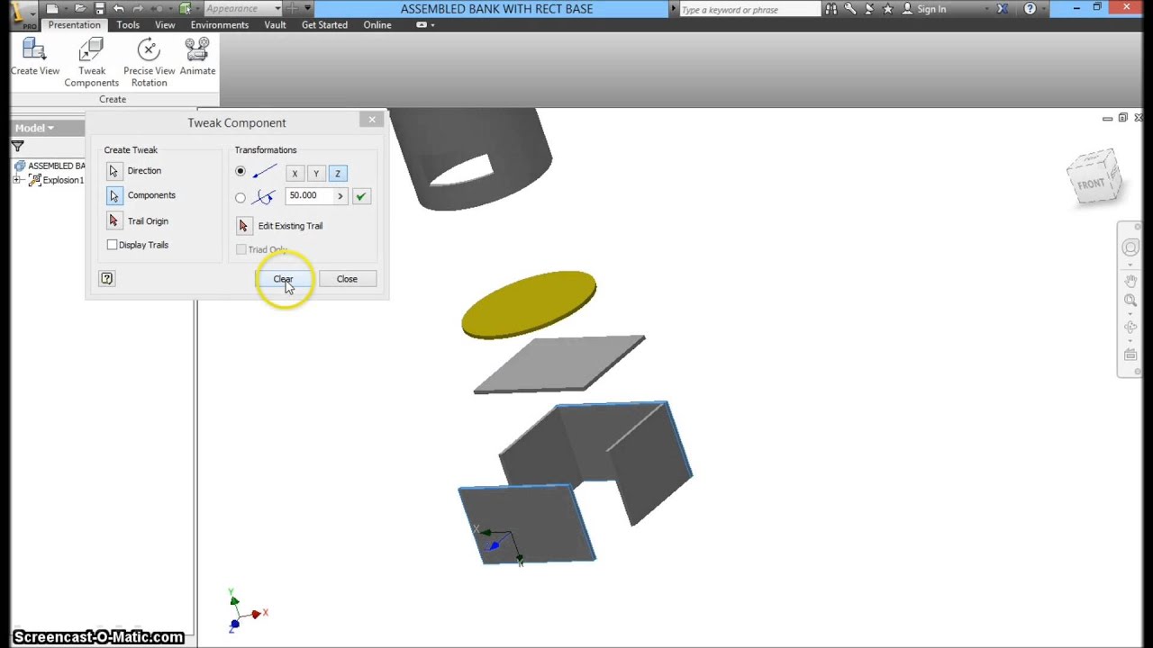 Exploded view drawing autodesk inventor yhss. 